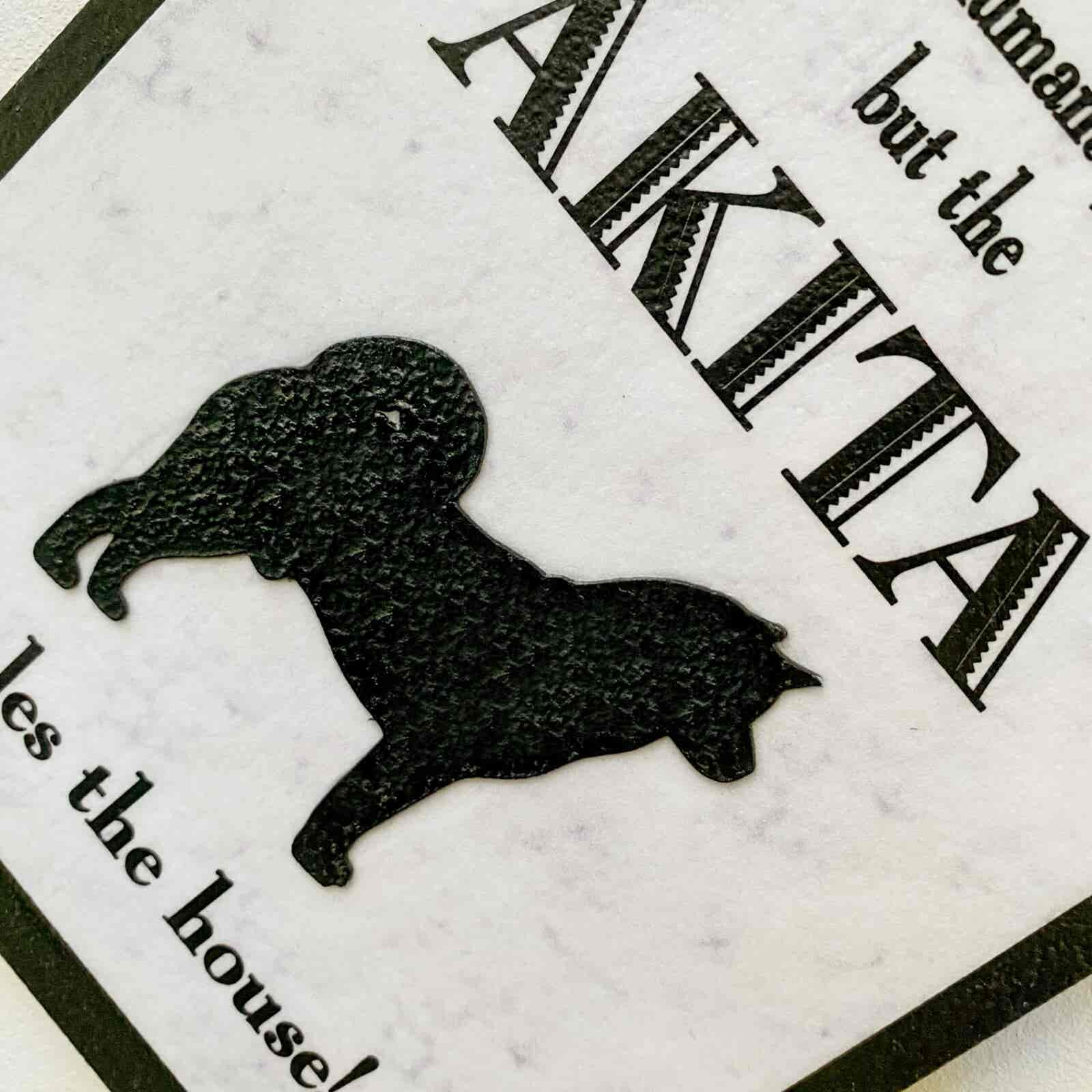 Akita Welcome Plaque - Image 2