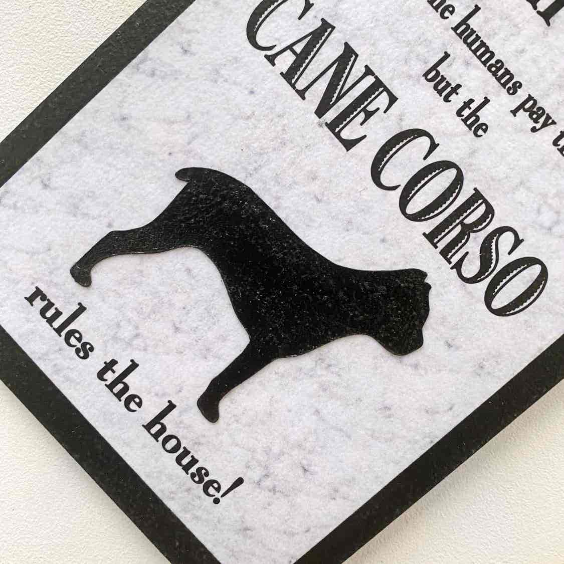 Cane Corso Welcome Plaque - Image 2