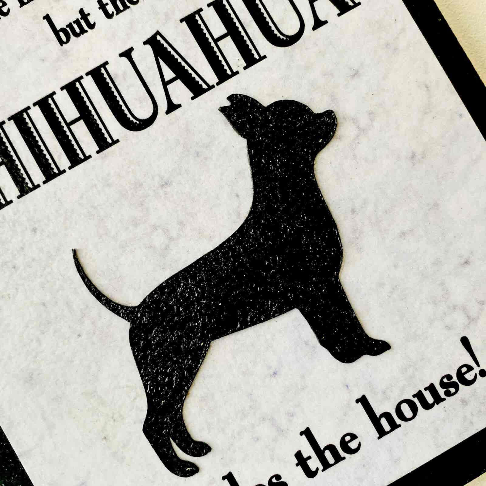 Chihuahua Welcome Plaque - Image 2