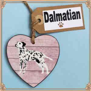 Dalmatian Heart (with tag) Plaque
