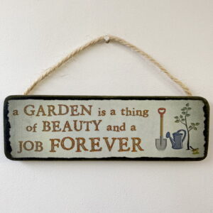 Garden Plaque