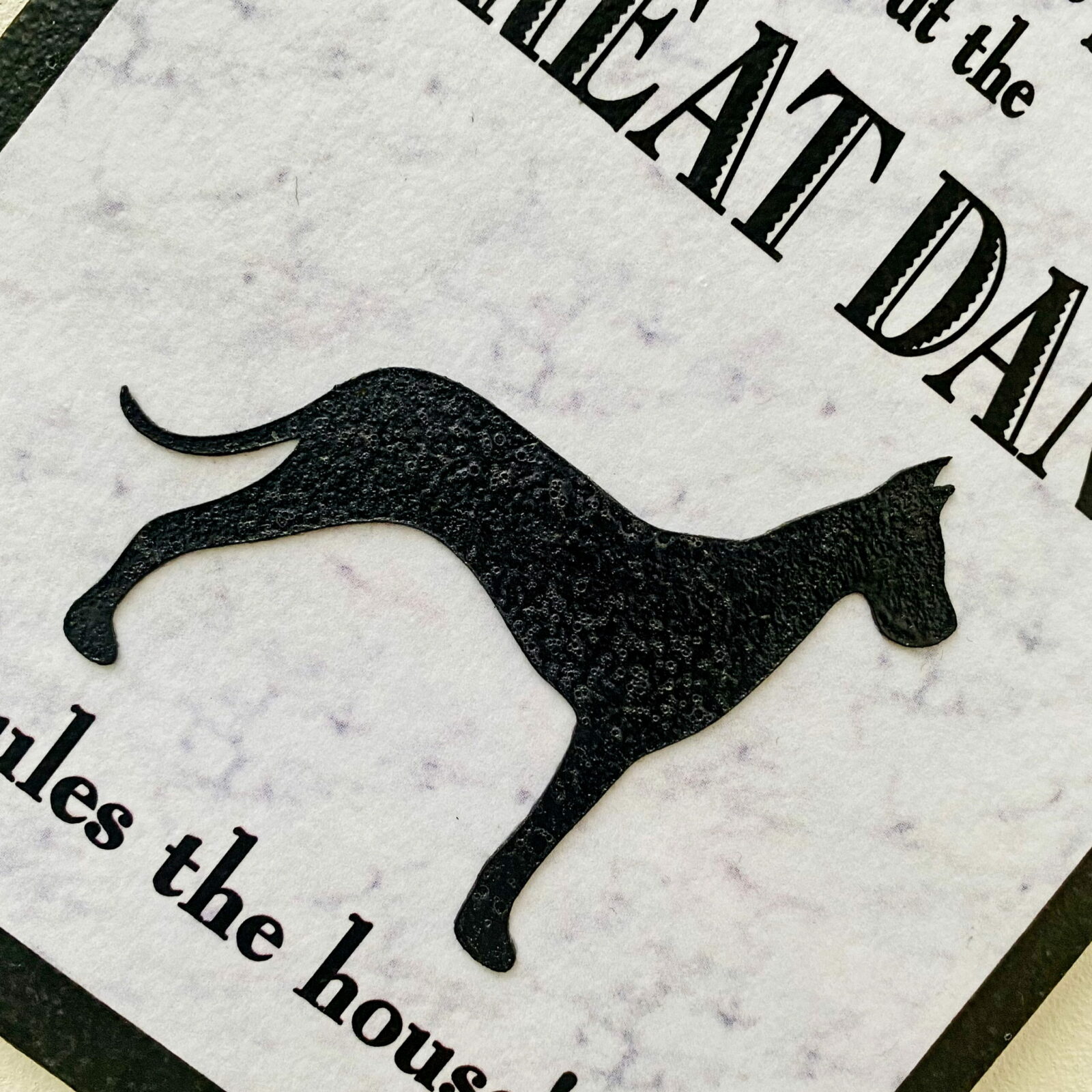 Great Dane Welcome Plaque - Image 2
