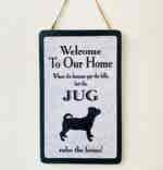 Jug Welcome Plaque