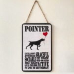 Pointer Typography Plaque