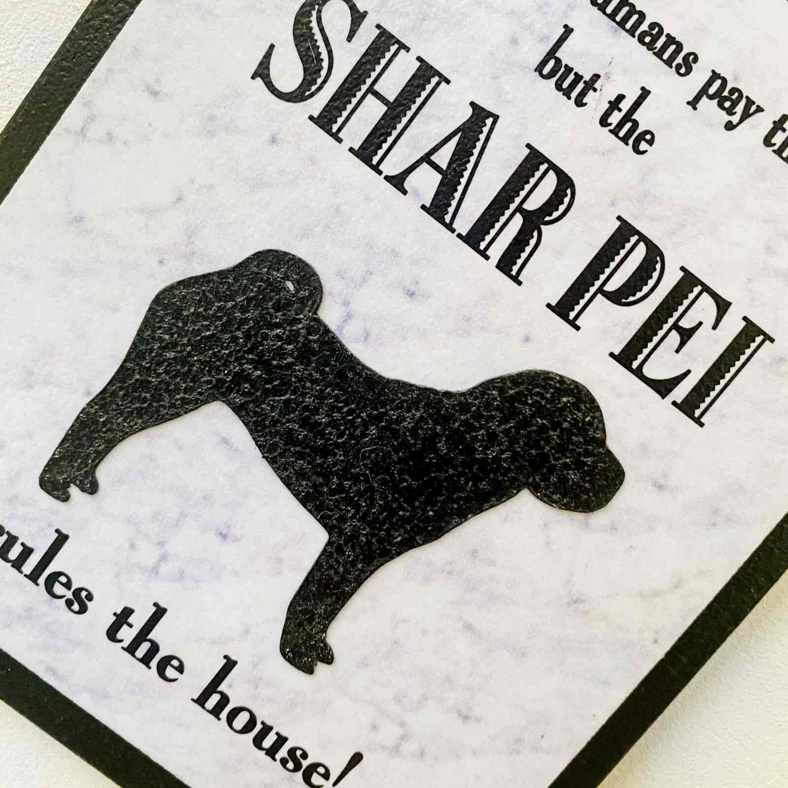 Shar Pei Welcome Plaque - Image 2