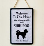 Shih-Poo Welcome Plaque