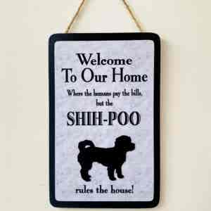 Shih-Poo Welcome Plaque