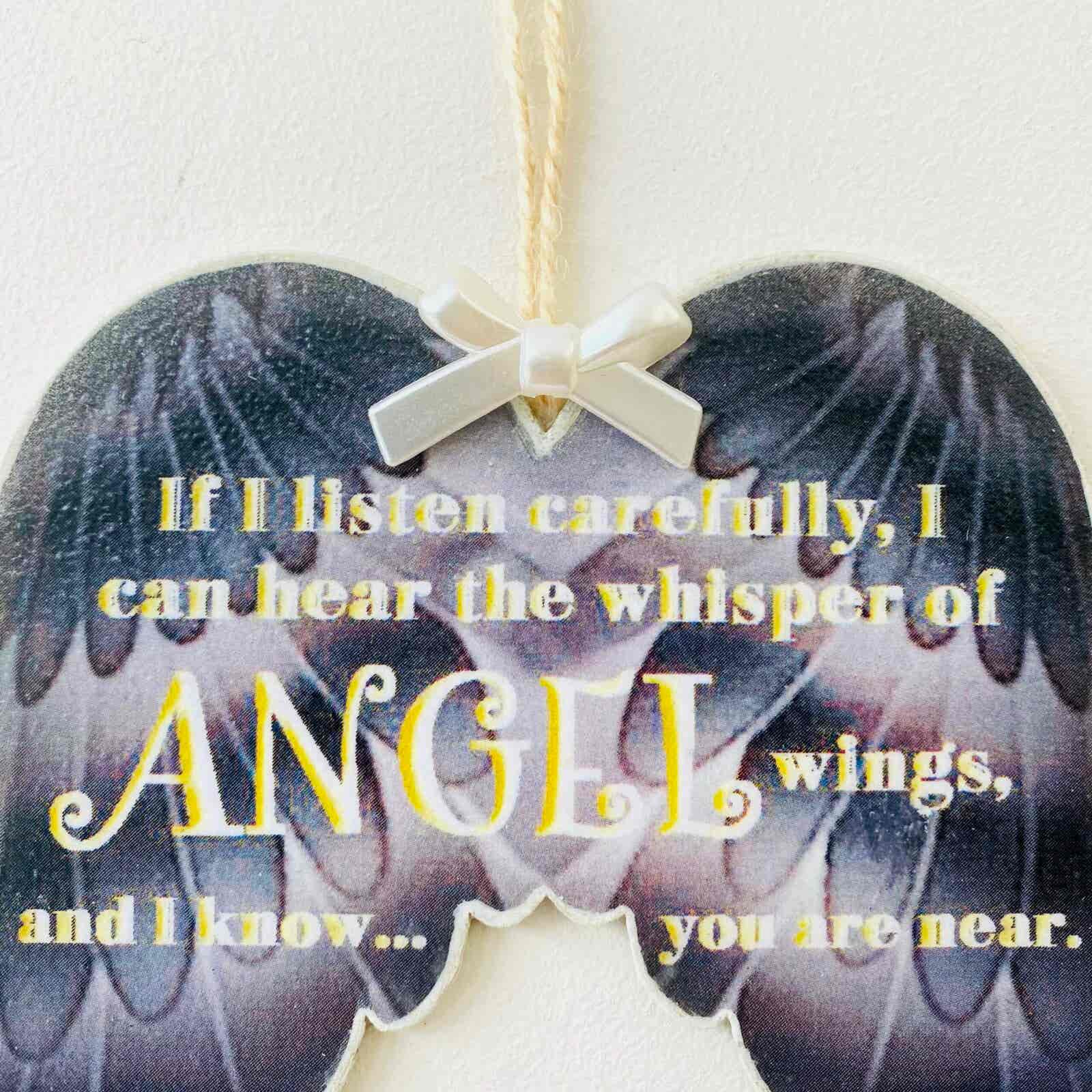 Angel Wings Memorial Plaque - Image 10