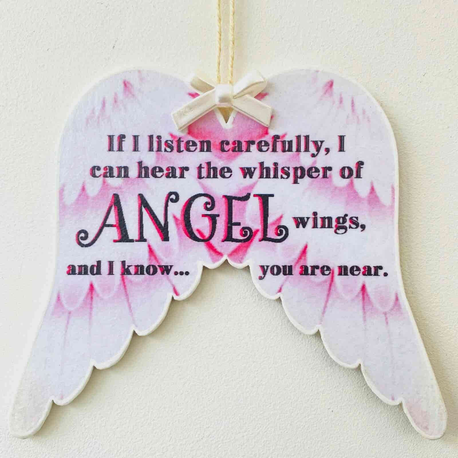 Angel Wings Memorial Plaque - Image 2