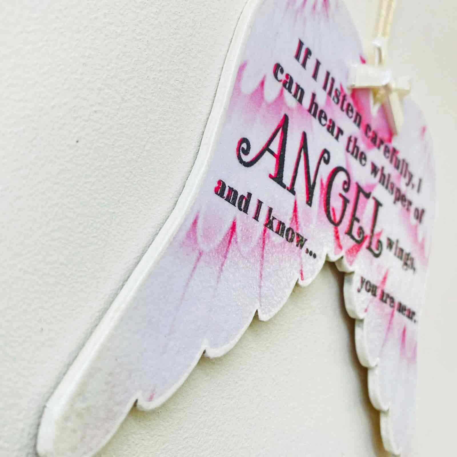 Angel Wings Memorial Plaque - Image 4