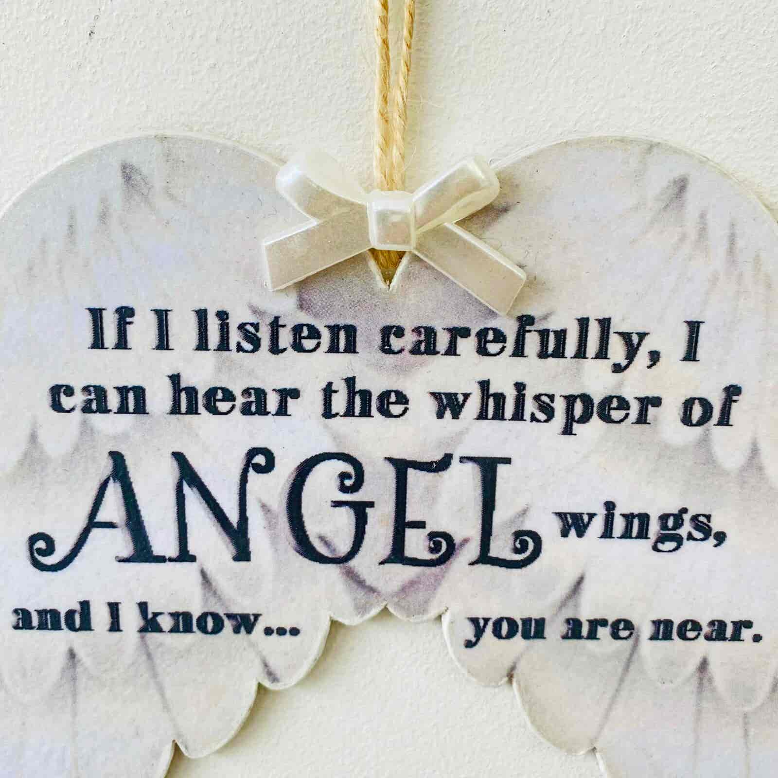 Angel Wings Memorial Plaque - Image 12