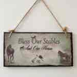 Bless Our Stables (and our horses) Plaque