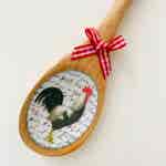 Rooster Wooden Spoon