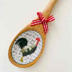 Rooster Wooden Spoon