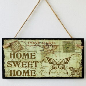 Vintage Home Sweet Home Plaque