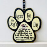 Humorous Paw Print - Dog's Agenda