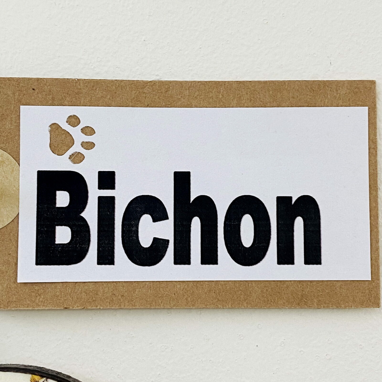 Bichon Heart (with tag) Plaque - Image 4