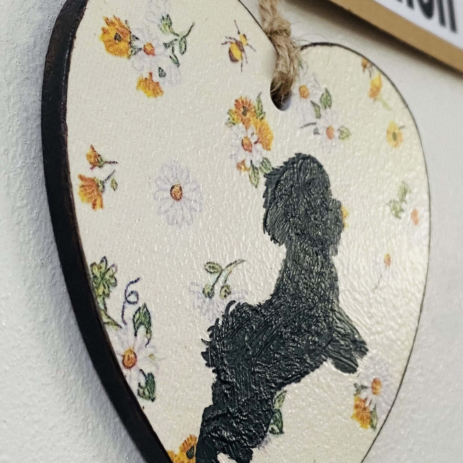 Bichon Heart (with tag) Plaque - Image 5