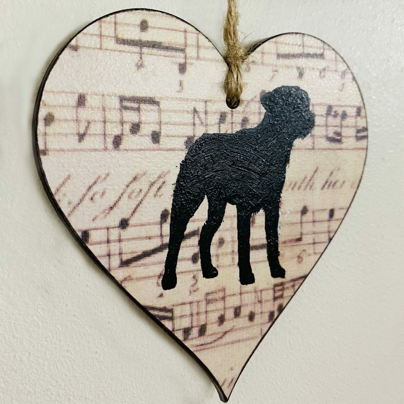 Border Terrier Heart (with tag) Plaque - Image 7