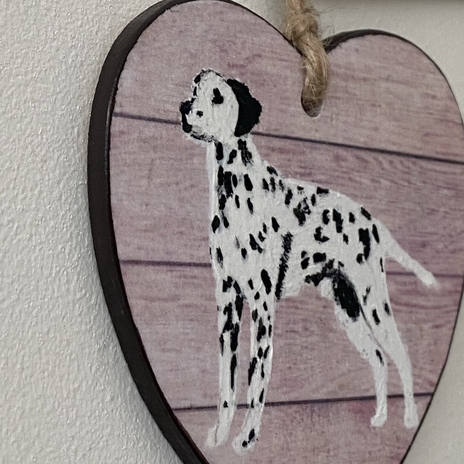 Dalmatian Heart (with tag) Plaque - Image 4