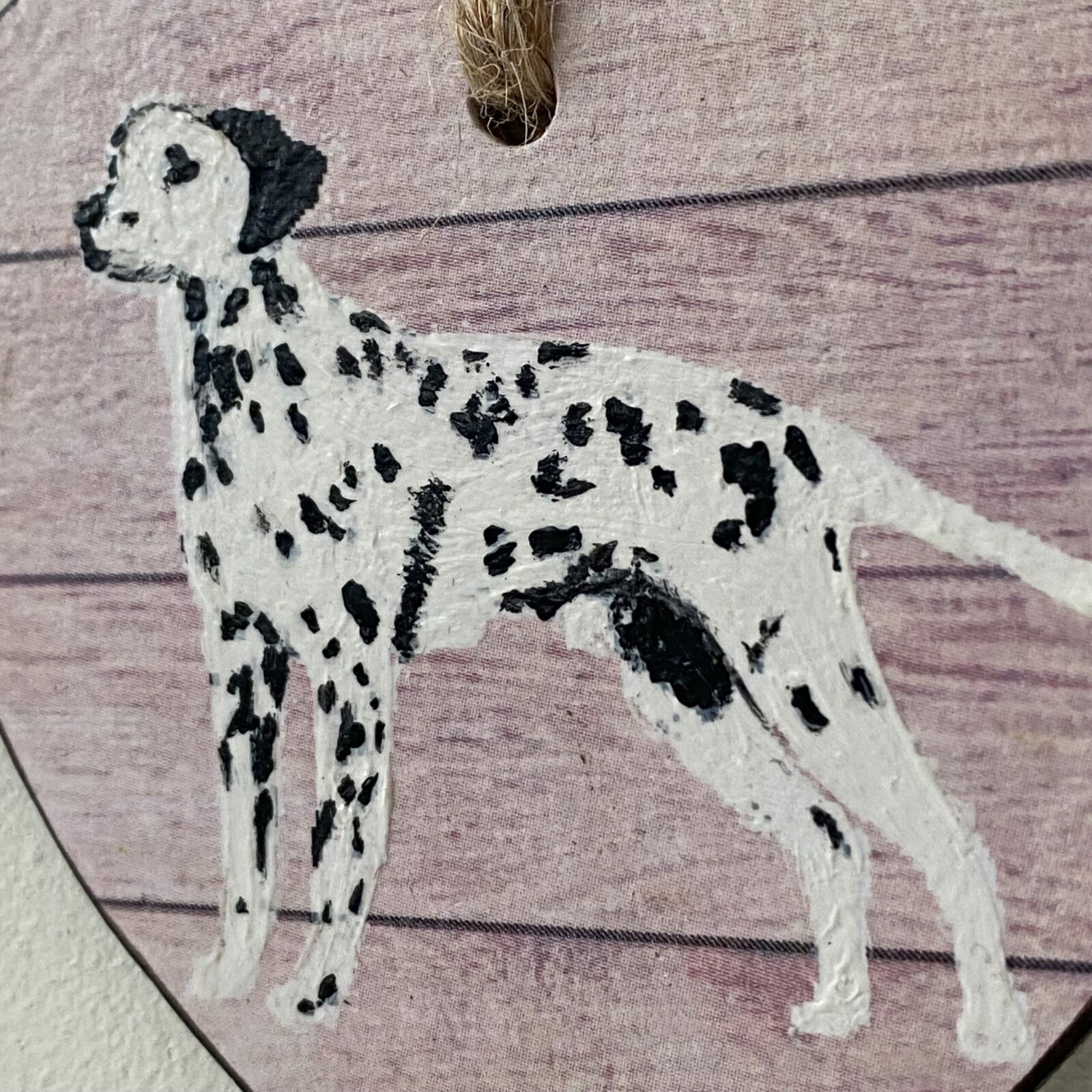 Dalmatian Heart (with tag) Plaque - Image 5