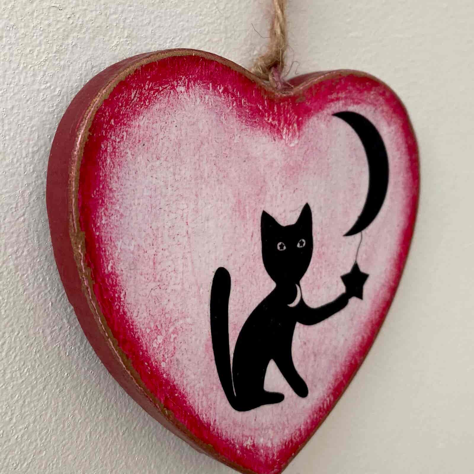 Cat and Moon Heart - Image 2