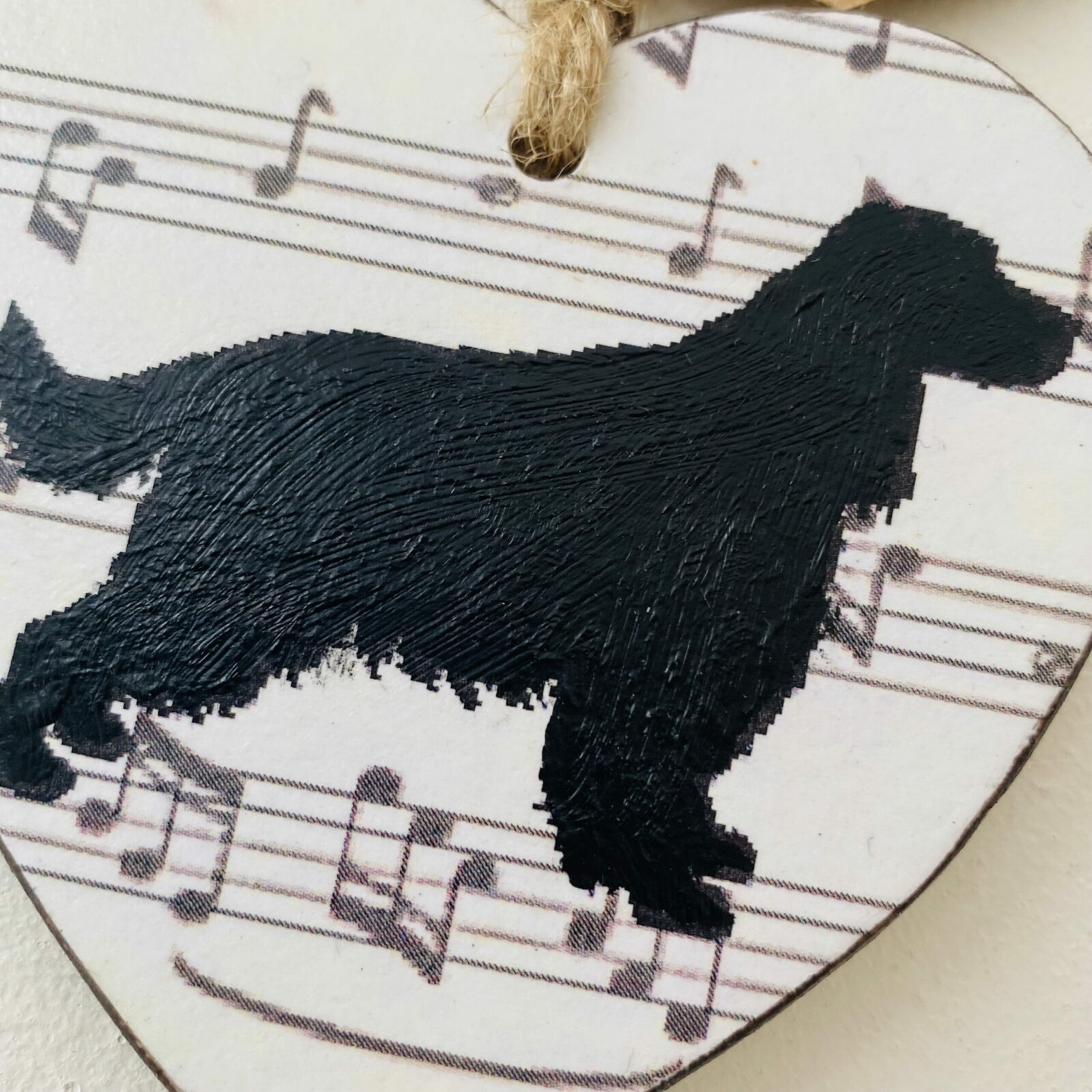 Springer Spaniel Heart (with tag) Plaque - Image 2