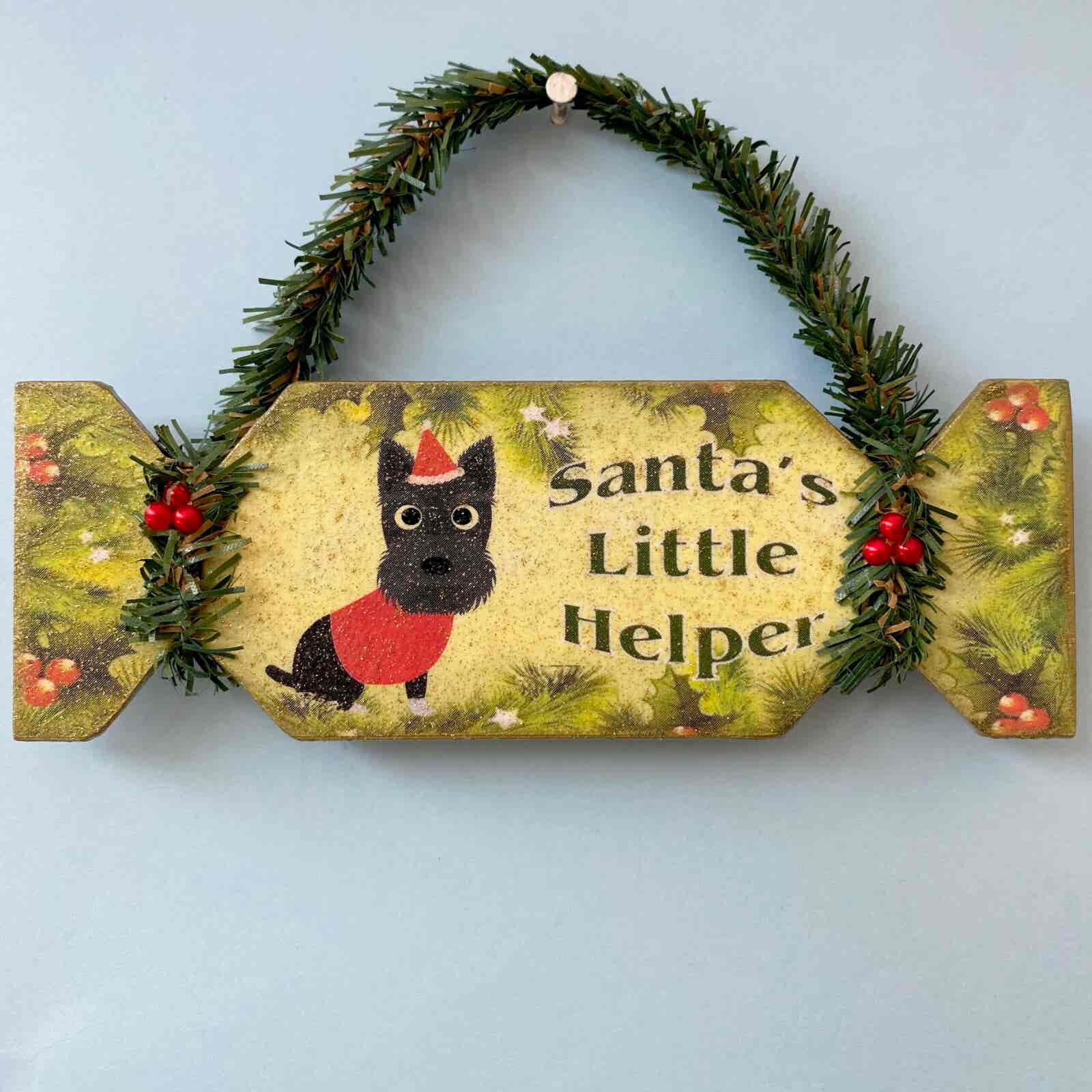 Cracker 'Santa's Little Helper' - Schnauzers with hats - Image 2