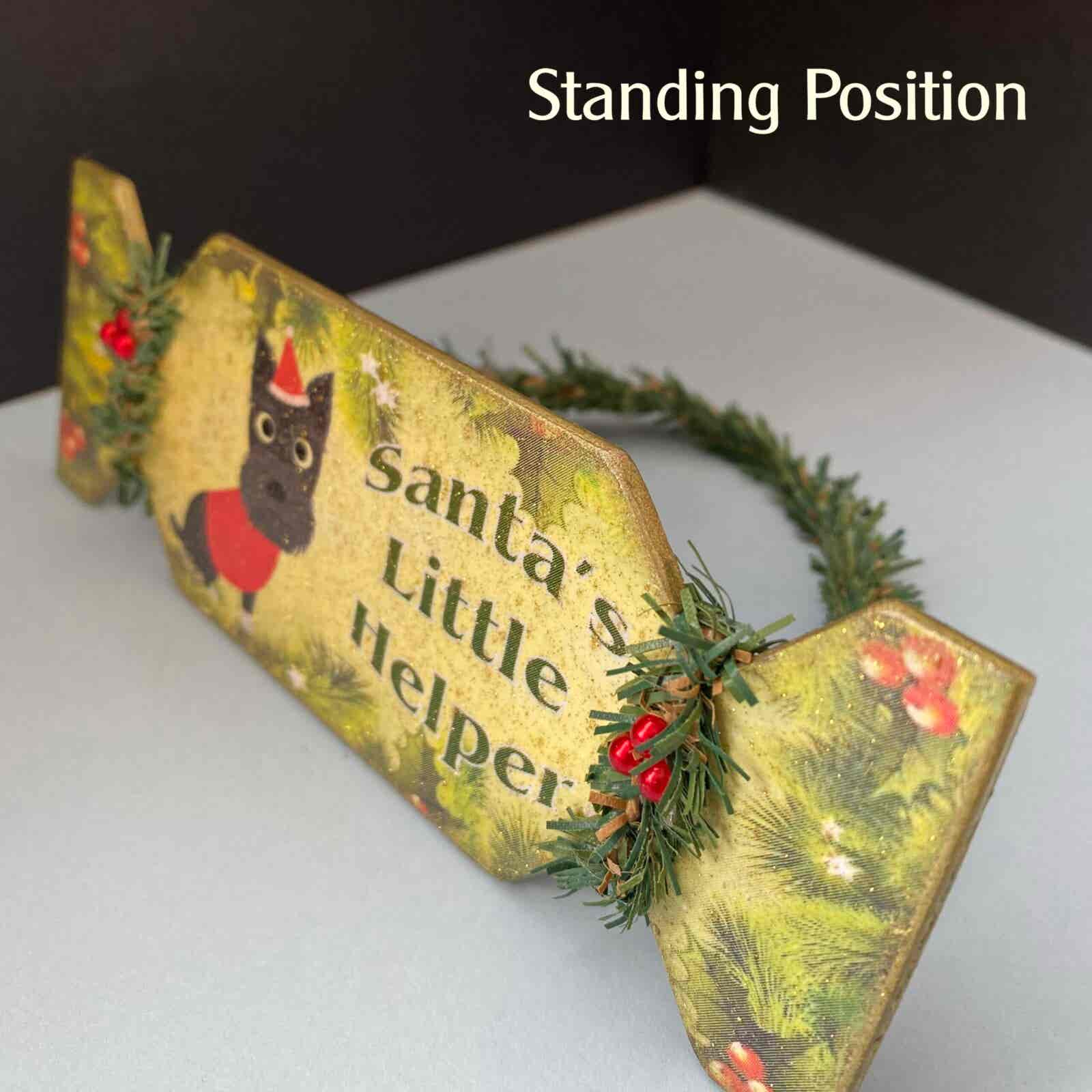 Cracker 'Santa's Little Helper' - Schnauzers with hats - Image 5