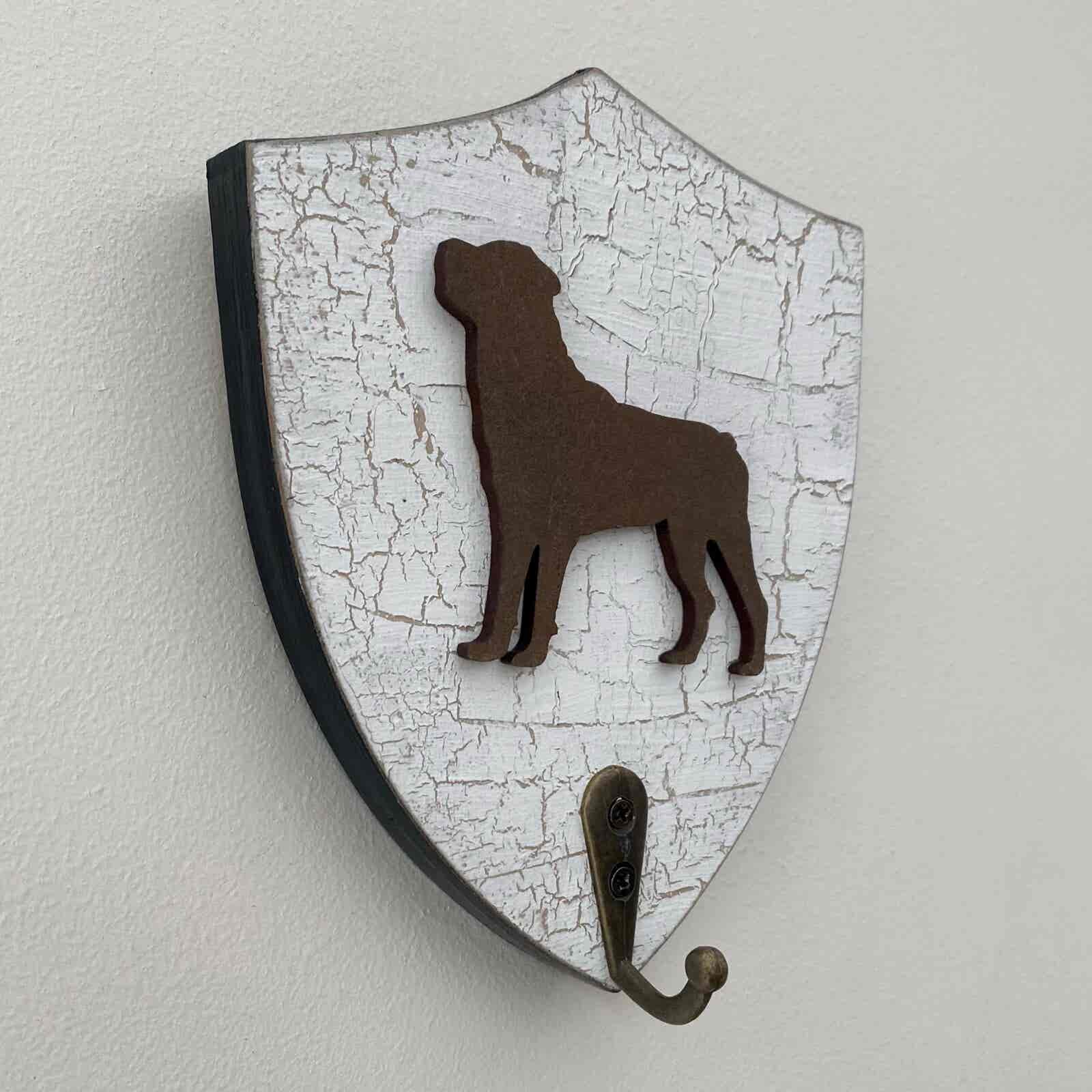 Wooden Shield Key/Lead Hangers- Various Dog Breeds - Image 9