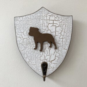 Wooden Shield Key/Lead Hangers- Various Dog Breeds - Staffordshire Bull Terrier