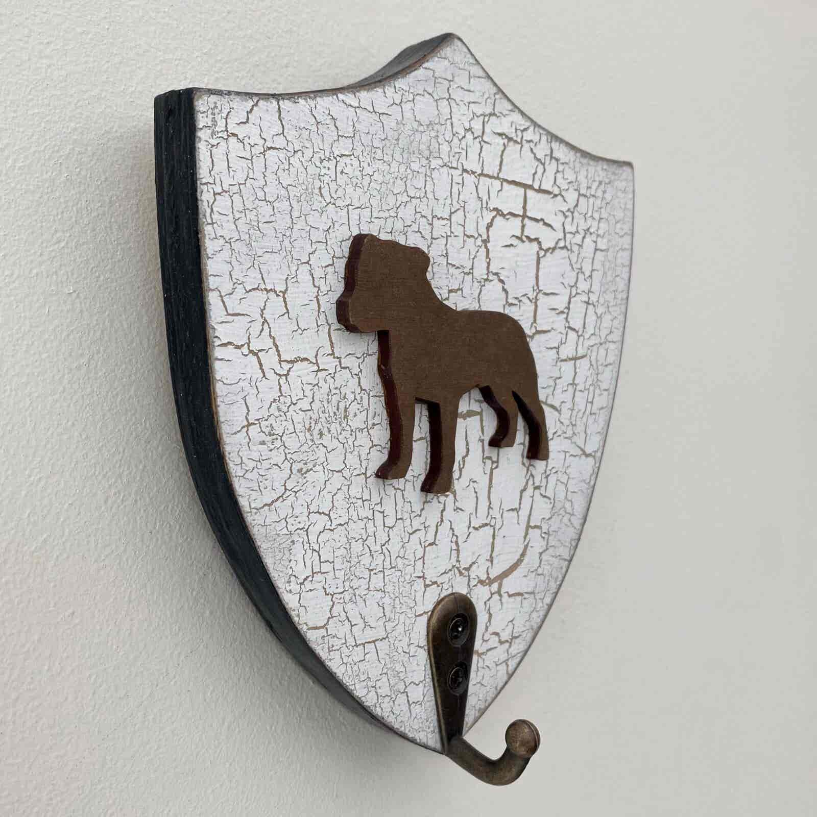 Wooden Shield Key/Lead Hangers- Various Dog Breeds - Image 6