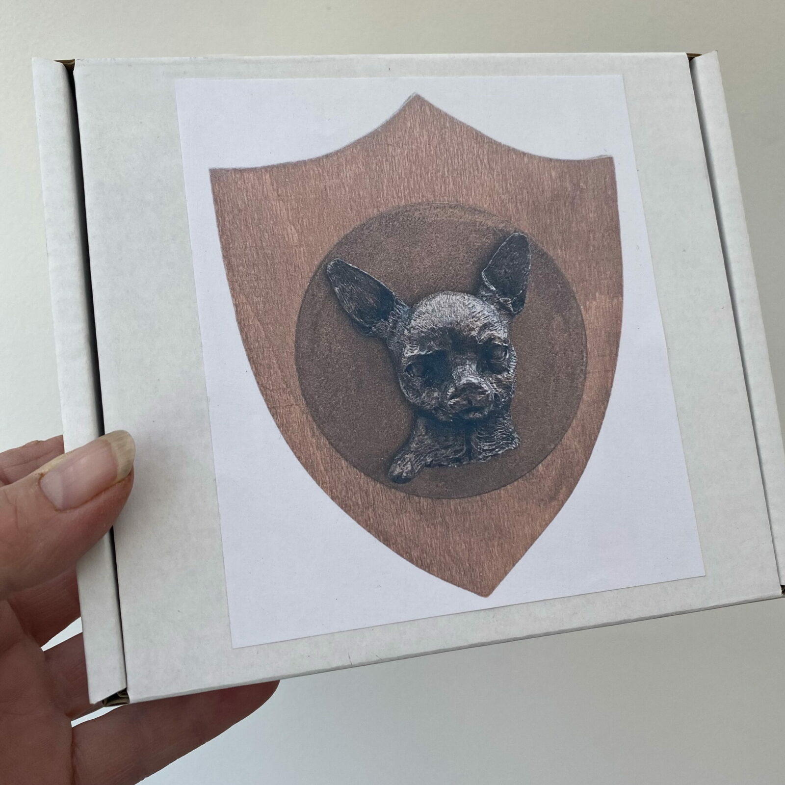 3D Dog Head on Wooden Shield - Chihuahua - Image 6