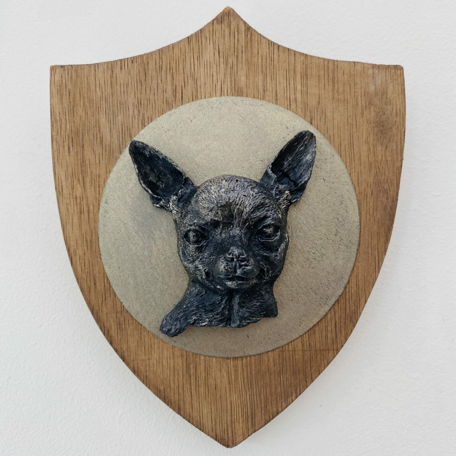 3D Dog Head on Wooden Shield - Chihuahua - Image 7