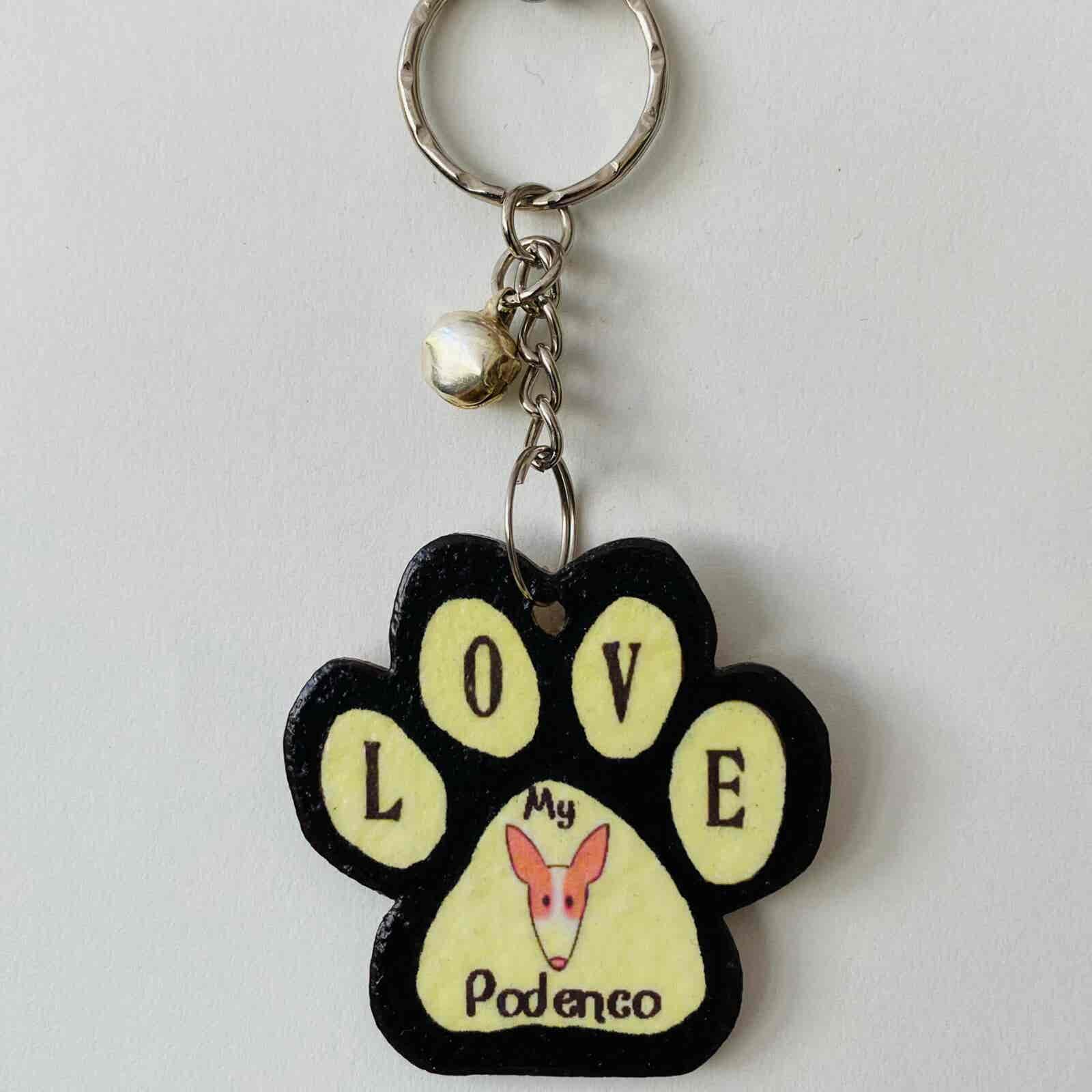 Wooden Pawprint Keyrings - Dogs & Cats - Image 16