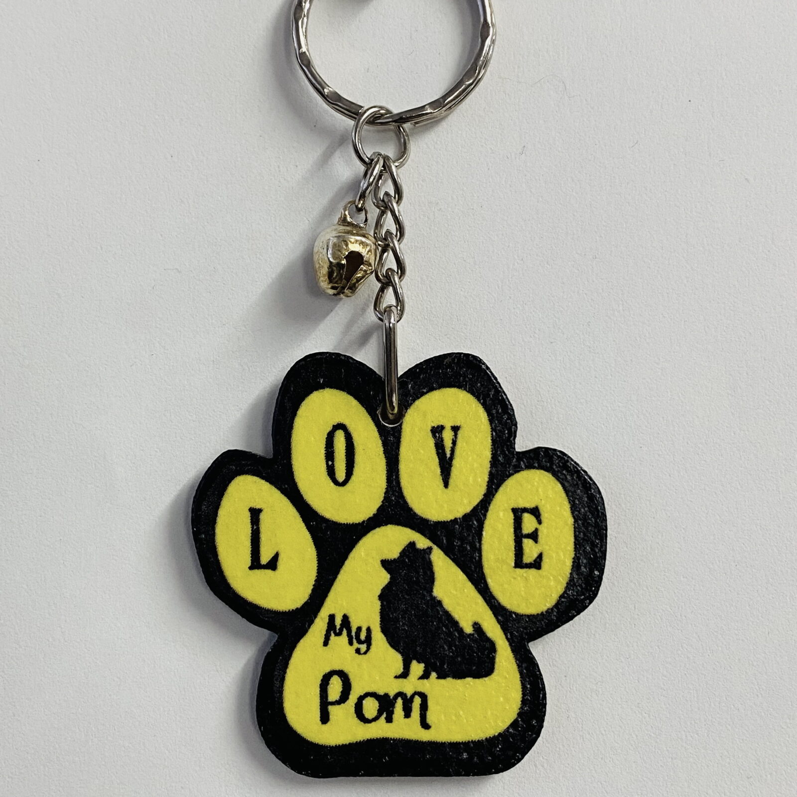 Wooden Pawprint Keyrings - Dogs & Cats - Image 2