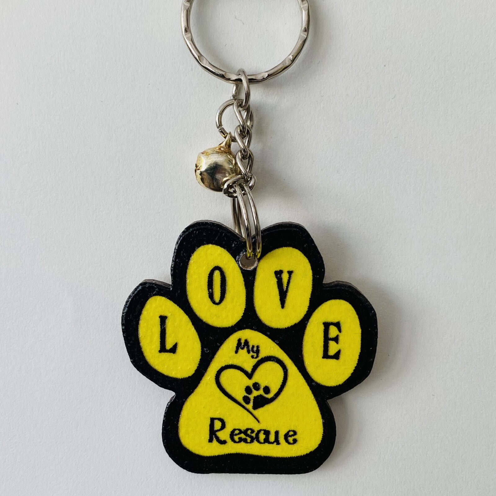 Wooden Pawprint Keyrings - Dogs & Cats - Image 21