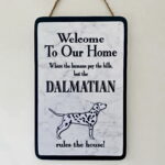 Dalmatian Welcome Plaque