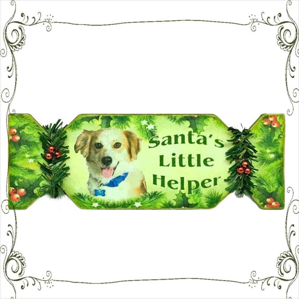 Personalised Cracker - 'Santa's Little Helper'. - Image 9