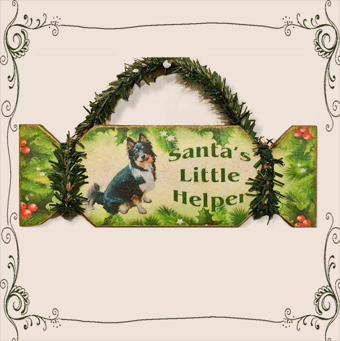 Personalised Cracker - 'Santa's Little Helper'.