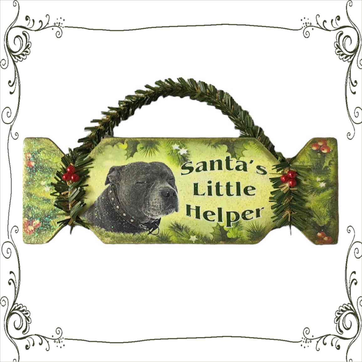 Personalised Cracker - 'Santa's Little Helper'. - Image 5