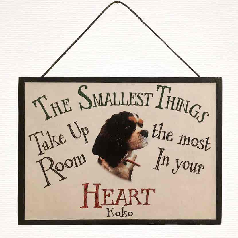 Personalised Pet Plaque - 'The Smallest Things........ - Image 8