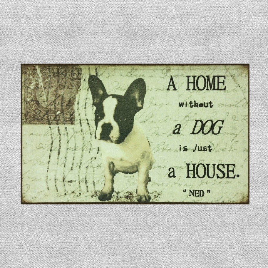 Personalised Pet Plaque - 'A Home Without ......... is Just a House'. - Image 16