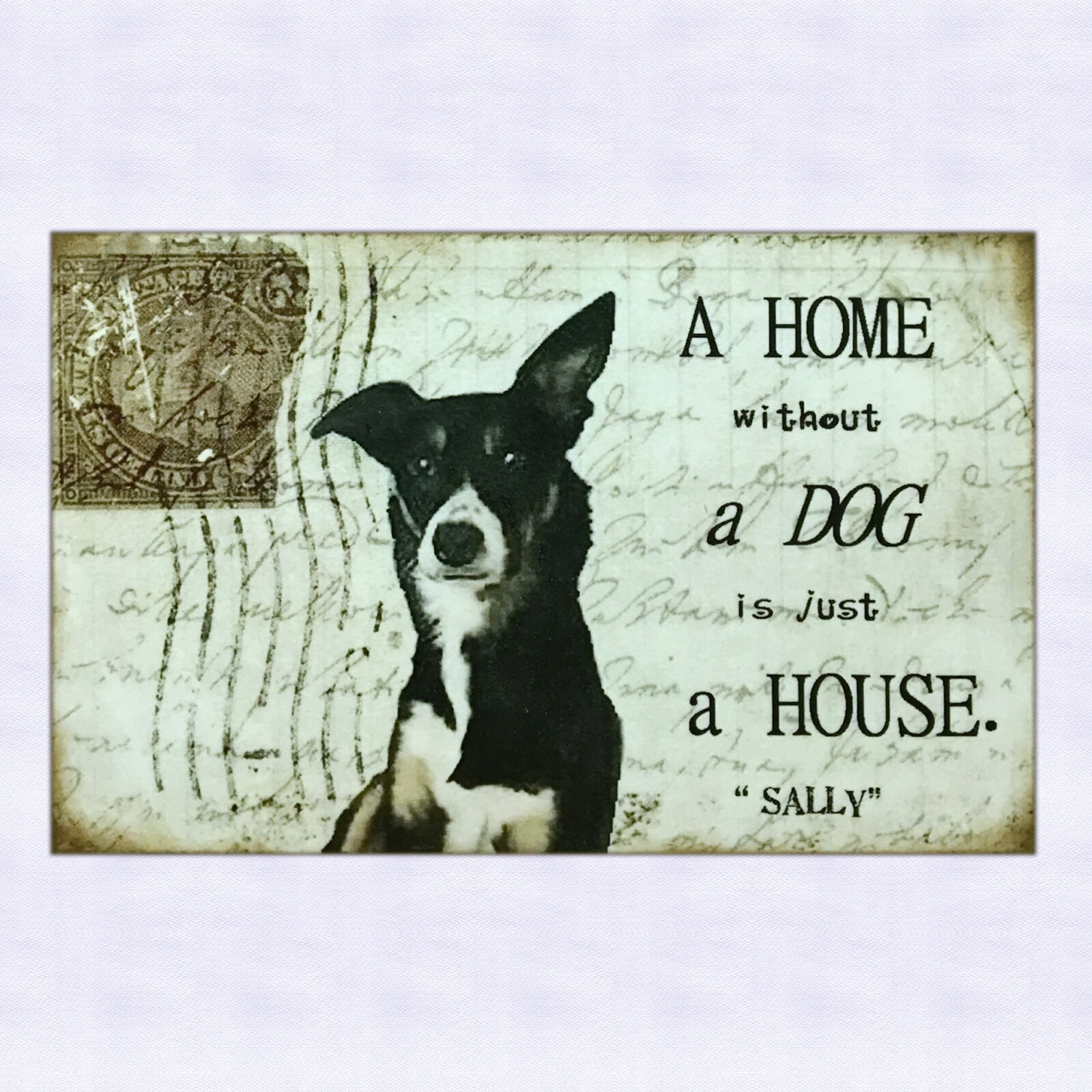 Personalised Pet Plaque - 'A Home Without ......... is Just a House'. - Image 28
