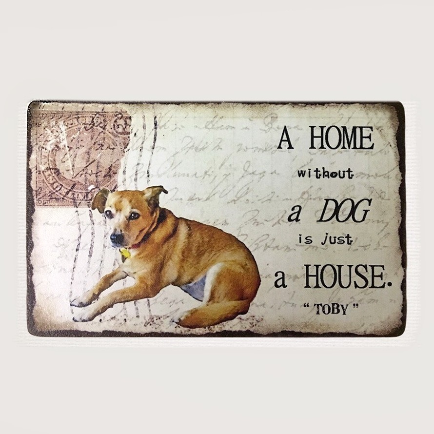 Personalised Pet Plaque - 'A Home Without ......... is Just a House'. - Image 10