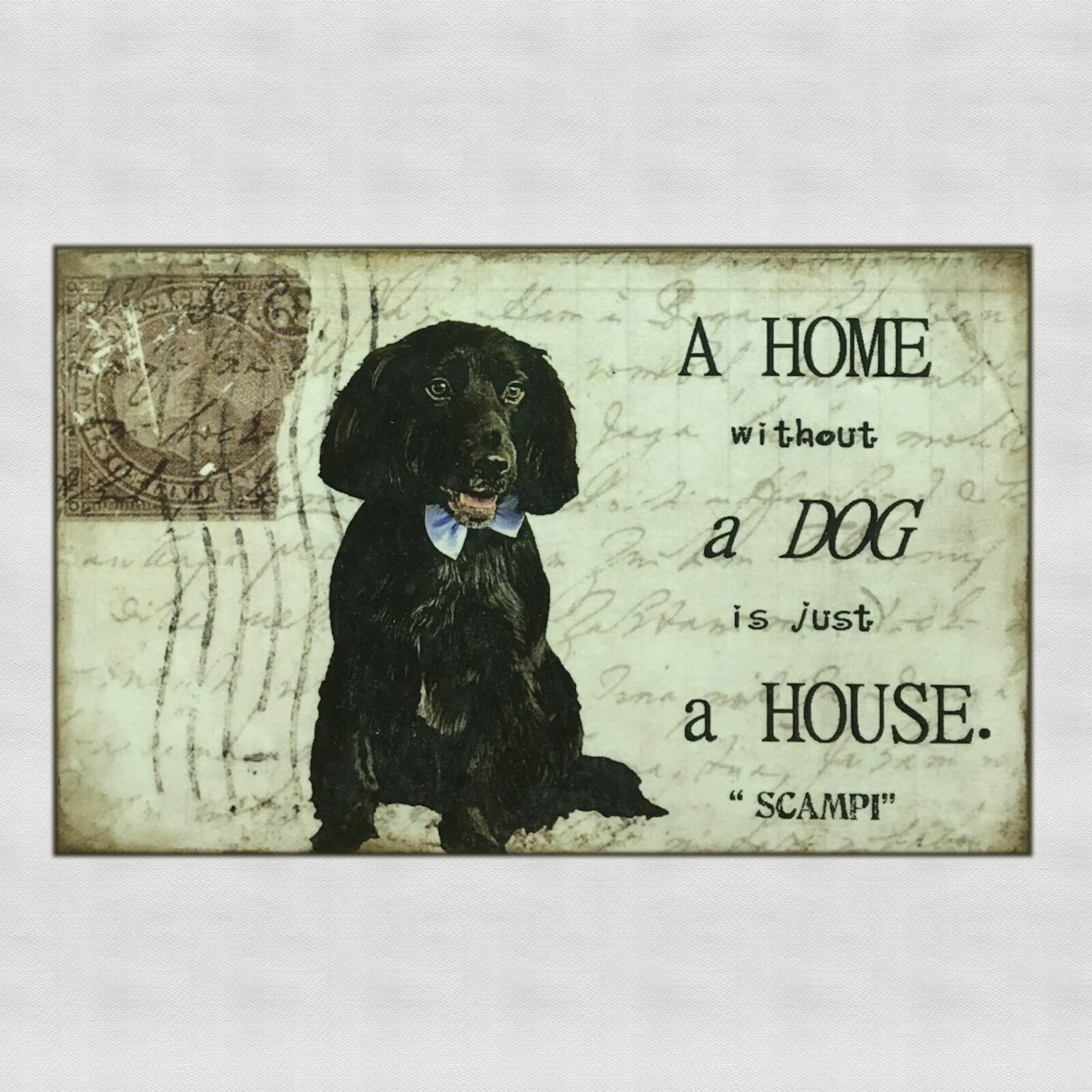 Personalised Pet Plaque - 'A Home Without ......... is Just a House'. - Image 27