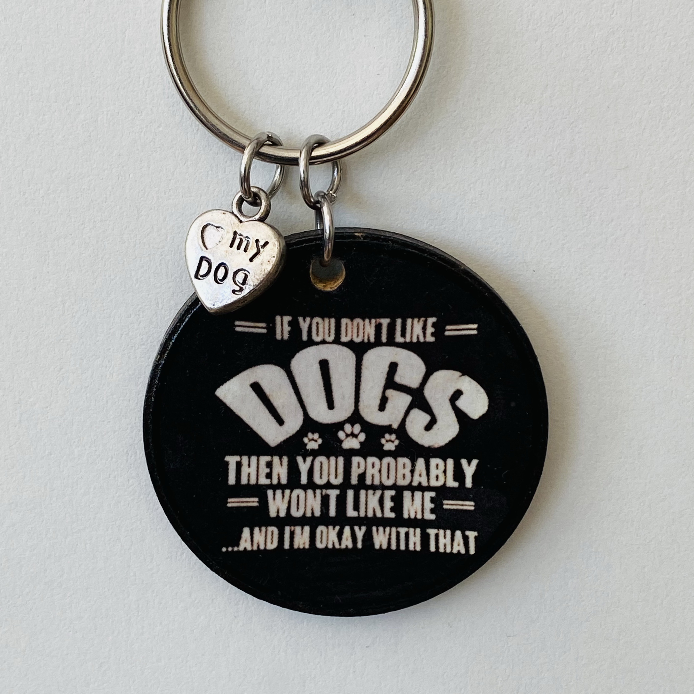 Wooden Round Keyrings - Various Designs - Image 5