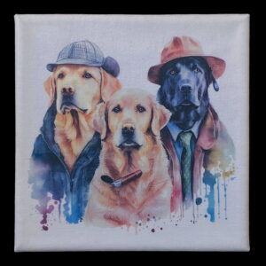 Water Colour Paint Effect Canvas - The Labrador Club