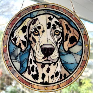 Faux Stain Glass Sun Catcher - Dalmatian