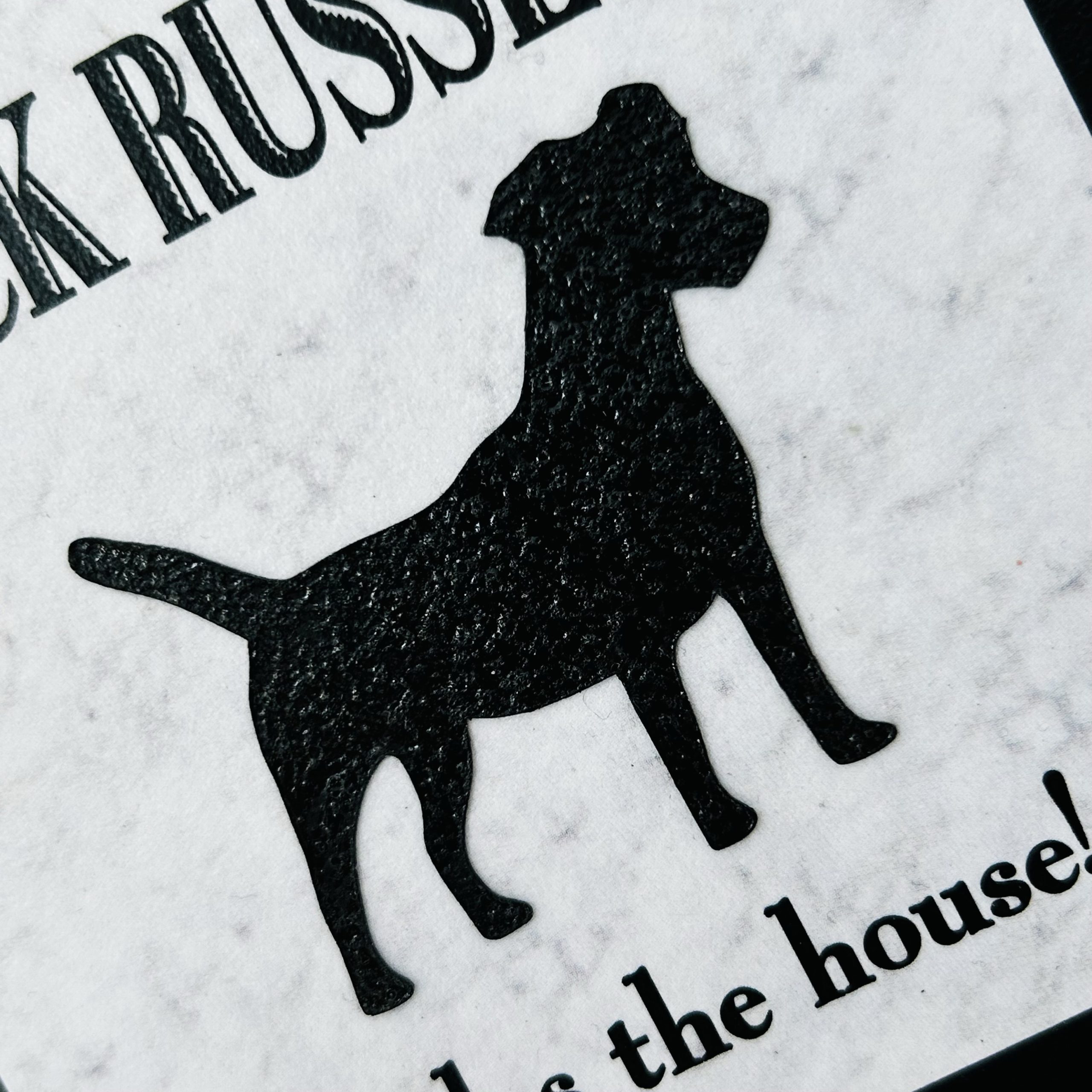 Jack Russell Welcome Plaque - Image 2